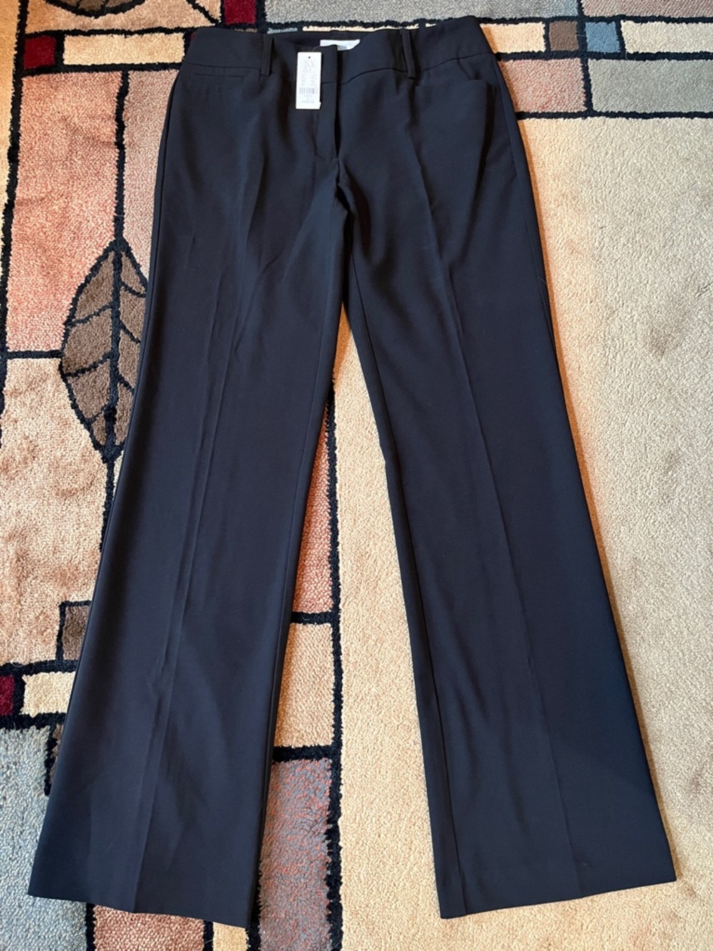 NY&C Flare Dress Pants NWT Sz S Black Stretch - Original Quality